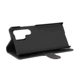 Samsung Galaxy S23 Ultra GEAR Wallet - Plånboksfodral - Imitationsläder - Svart