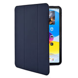 iPad 10.9" (2022) GEAR Pencilpocket Läder Fodral - Mörkblå