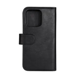 iPhone 14 Pro GEAR Wallet 2-i-1 Plånboksfordral Konstläder - Svart