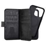 iPhone 14 Pro GEAR Wallet 2-i-1 Plånboksfordral Konstläder - Svart