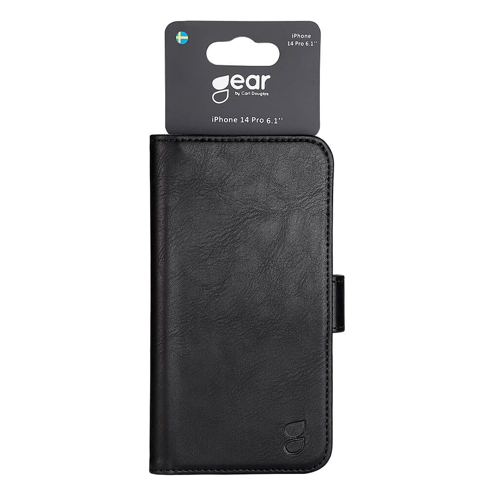 iPhone 14 Pro GEAR Wallet Plånboksfordral - Svart