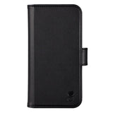 iPhone 12 / 12 Pro GEAR Wallet 2-i-1 Plånboksfordral Konstläder - Svart