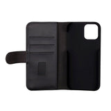 iPhone 12 / 12 Pro GEAR Wallet 2-i-1 Plånboksfordral Konstläder - Svart