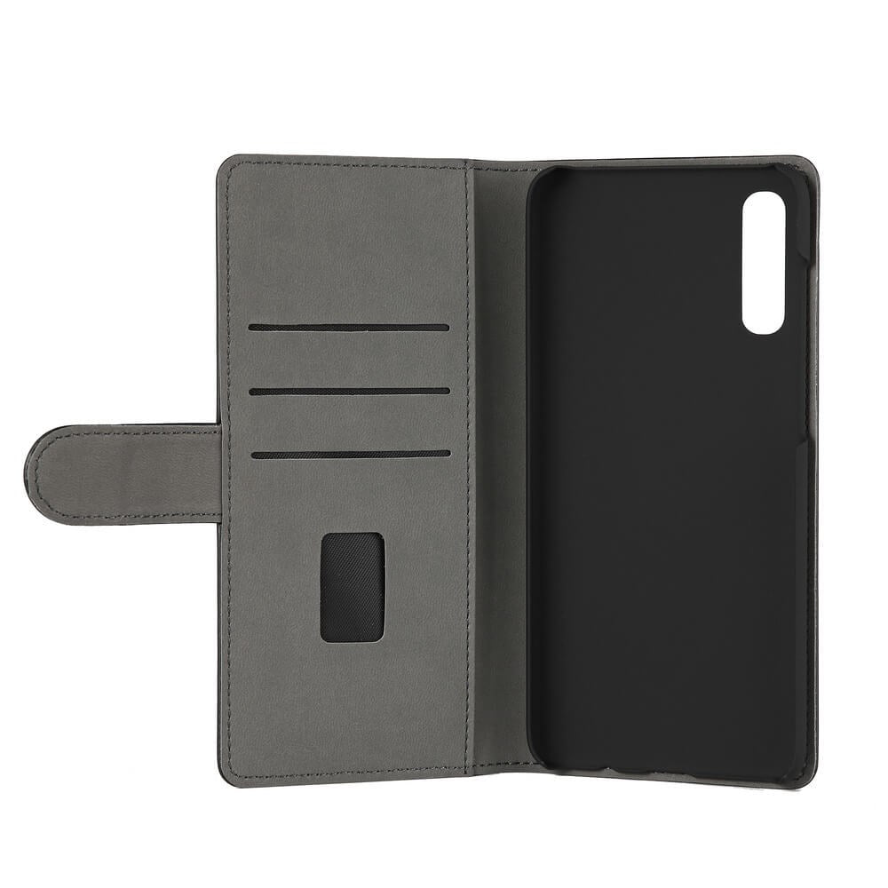 Samsung Galaxy A70 Gear Wallet - Läderplånbok - Svart