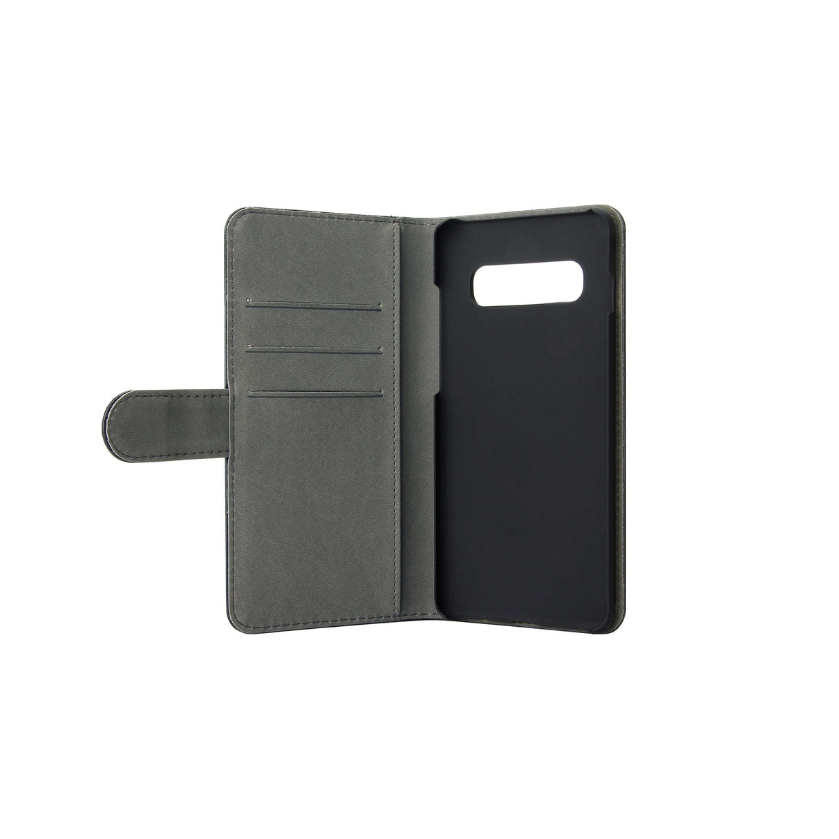 Samsung Galaxy S10+ (plus) GEAR Wallet Plånboksfodral - Imitationsläder - Svart