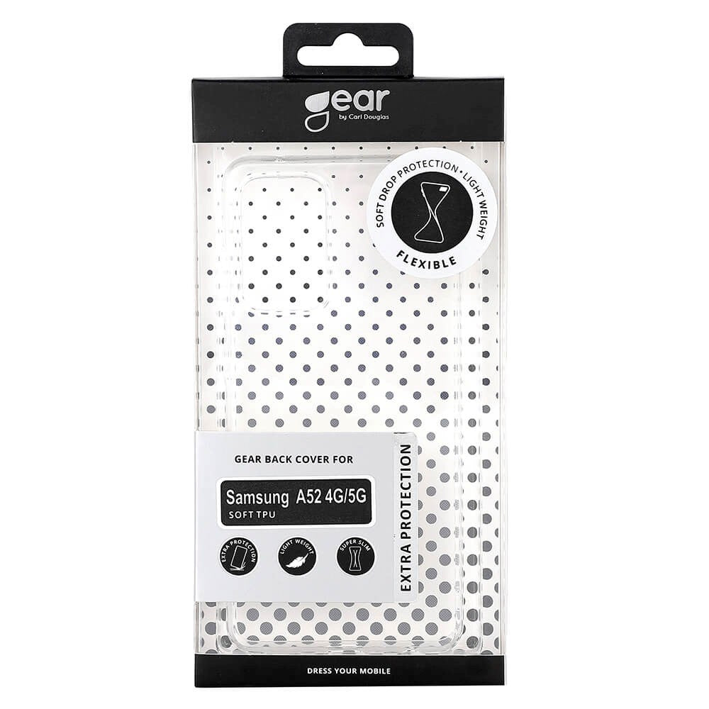 Samsung Galaxy A52 (4G / 5G) GEAR Flexibelt Plast Skal - Genomskinlig
