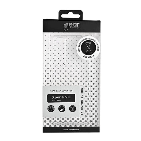 Sony Xperia 5 III GEAR Flexibelt Plast Skal - Genomskinlig