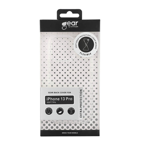 iPhone 13 Pro GEAR Flexibelt Plast Skal - Genomskinlig