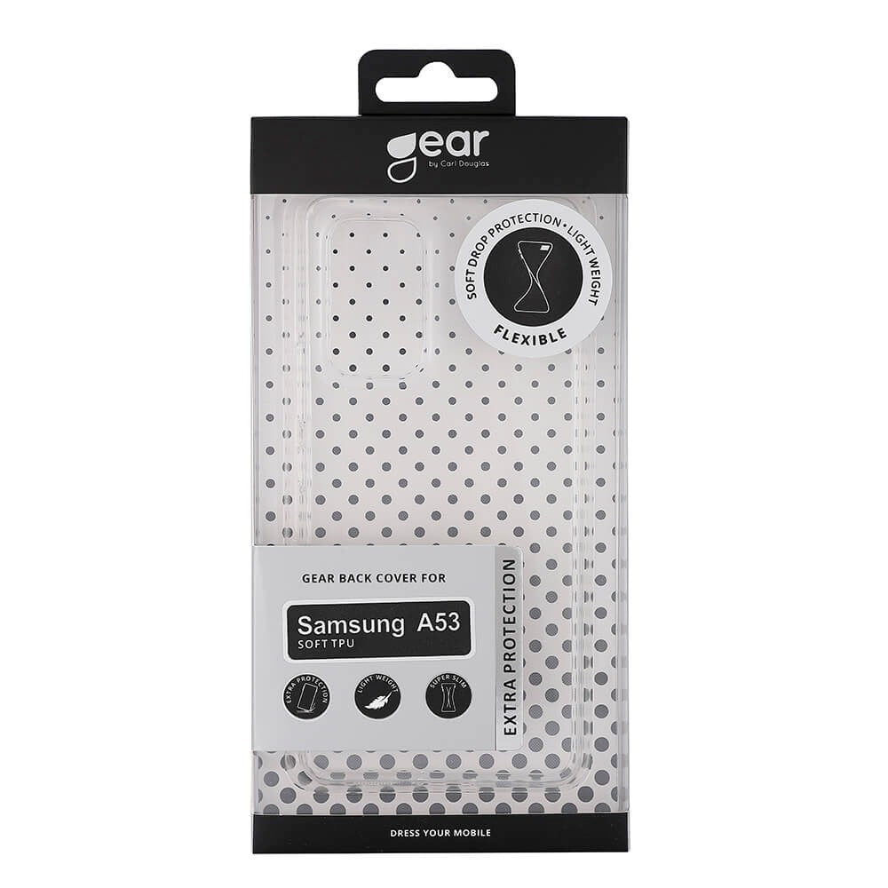 Samsung Galaxy A53 (5G) GEAR Flexibelt Plast Skal - Genomskinlig