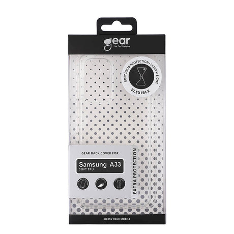Samsung Galaxy A33 (5G) GEAR Flexibelt Plast Skal - Genomskinlig