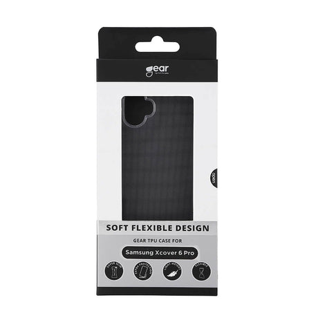 Samsung Galaxy Xcover6 Pro GEAR Flexibelt Plast Skal - Genomskinlig