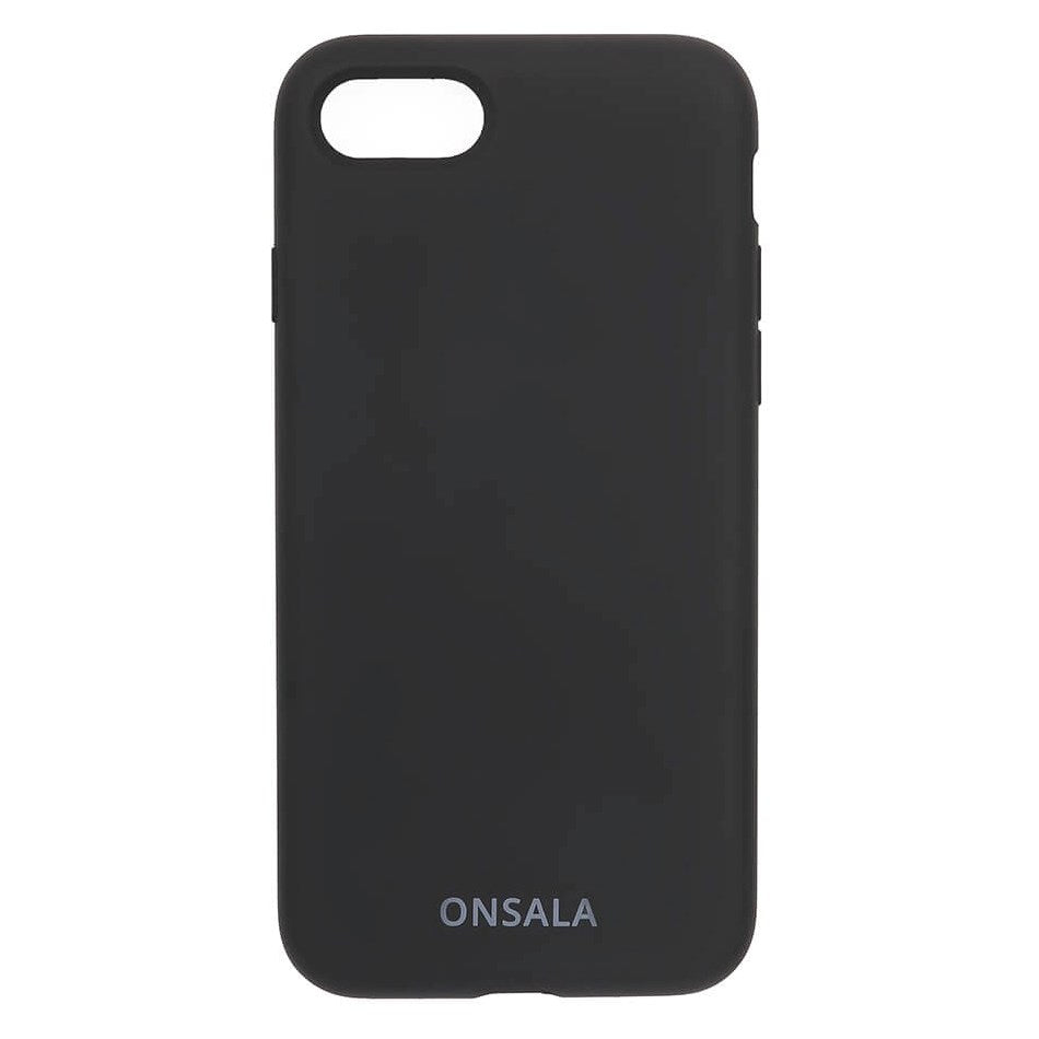 iPhone SE (2022/2020) / 8 / 7 GEAR ONSALA Collection Skal Liquid Silikon - Black