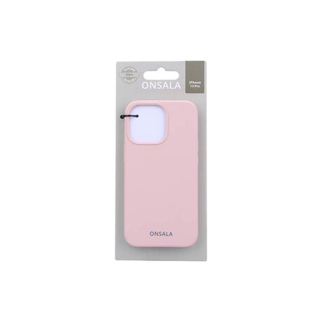 iPhone 13 Pro Onsala Collection Skal Liquid Silikon - Sand Pink