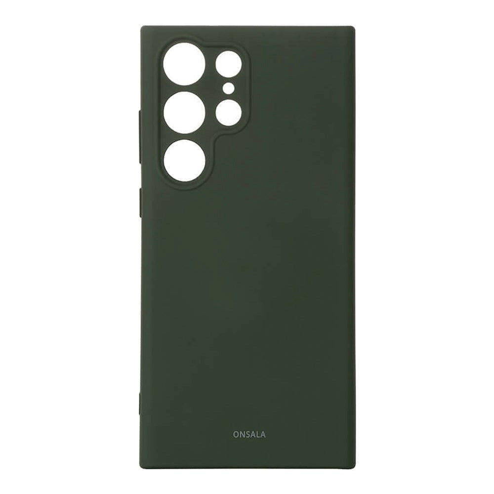 Samsung Galaxy S23 Ultra GEAR Onsala Skal Silikon - Dark Green