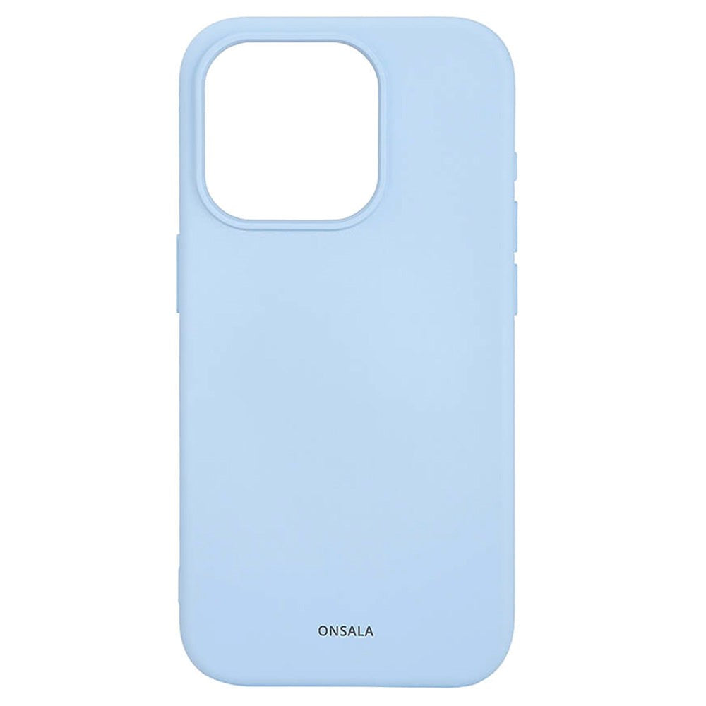 iPhone 15 Pro GEAR Onsala Silikon Skal - MagSafe-kompatibelt - Light Blue