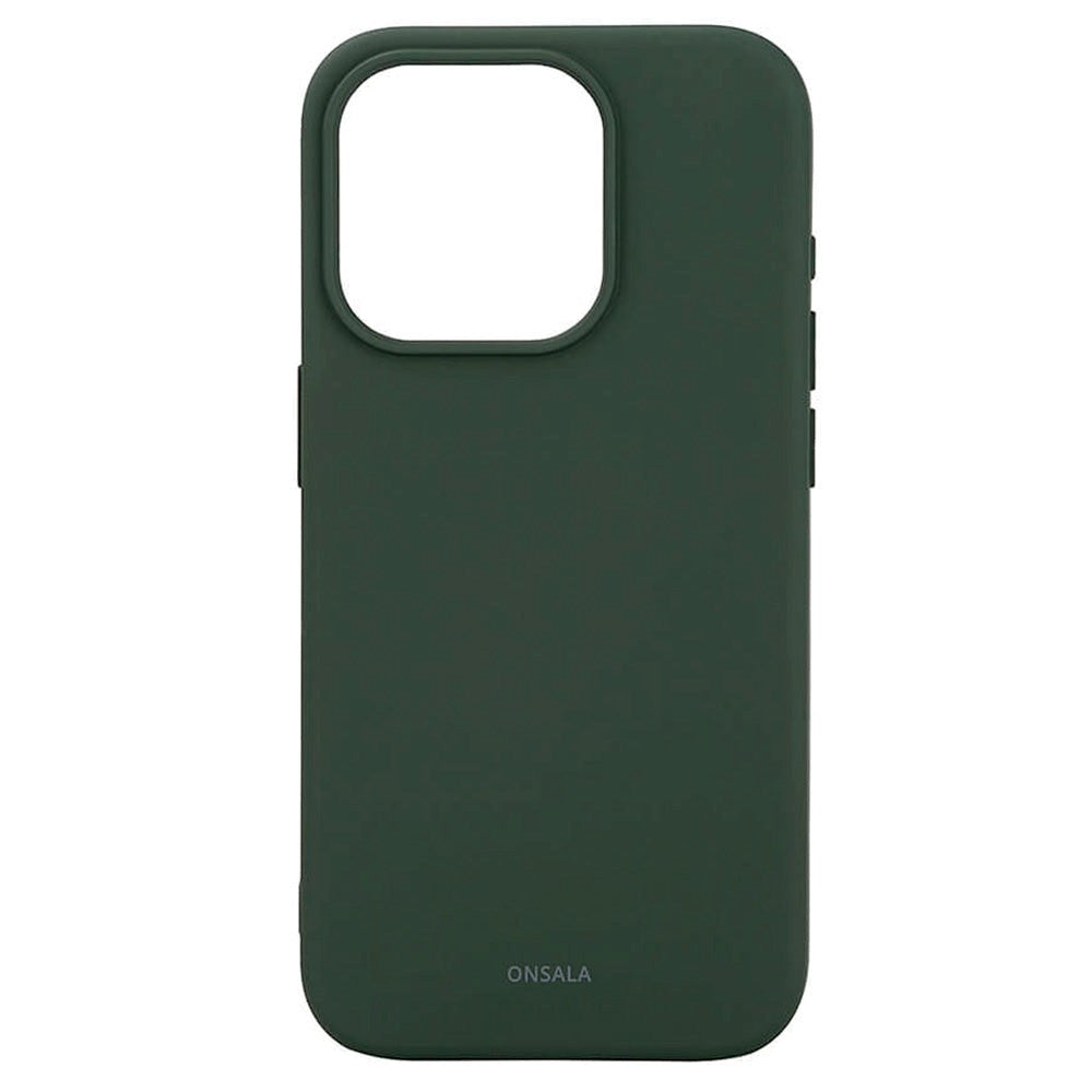 iPhone 15 Pro GEAR Onsala Silikon Skal - MagSafe-kompatibelt - Olive Green