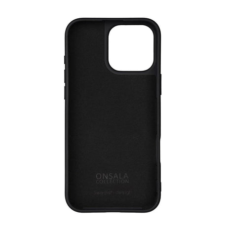 GEAR Onsala iPhone 16 Pro Max Silikon Skal - MagSafe-kompatibelt - Svart