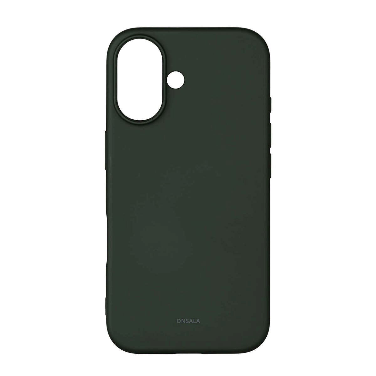 GEAR Onsala iPhone 16 Silikon Skal - MagSafe-kompatibelt - Olive Green