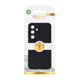 Onsala Samsung Galaxy S25 Silikon Touch Skal - Black