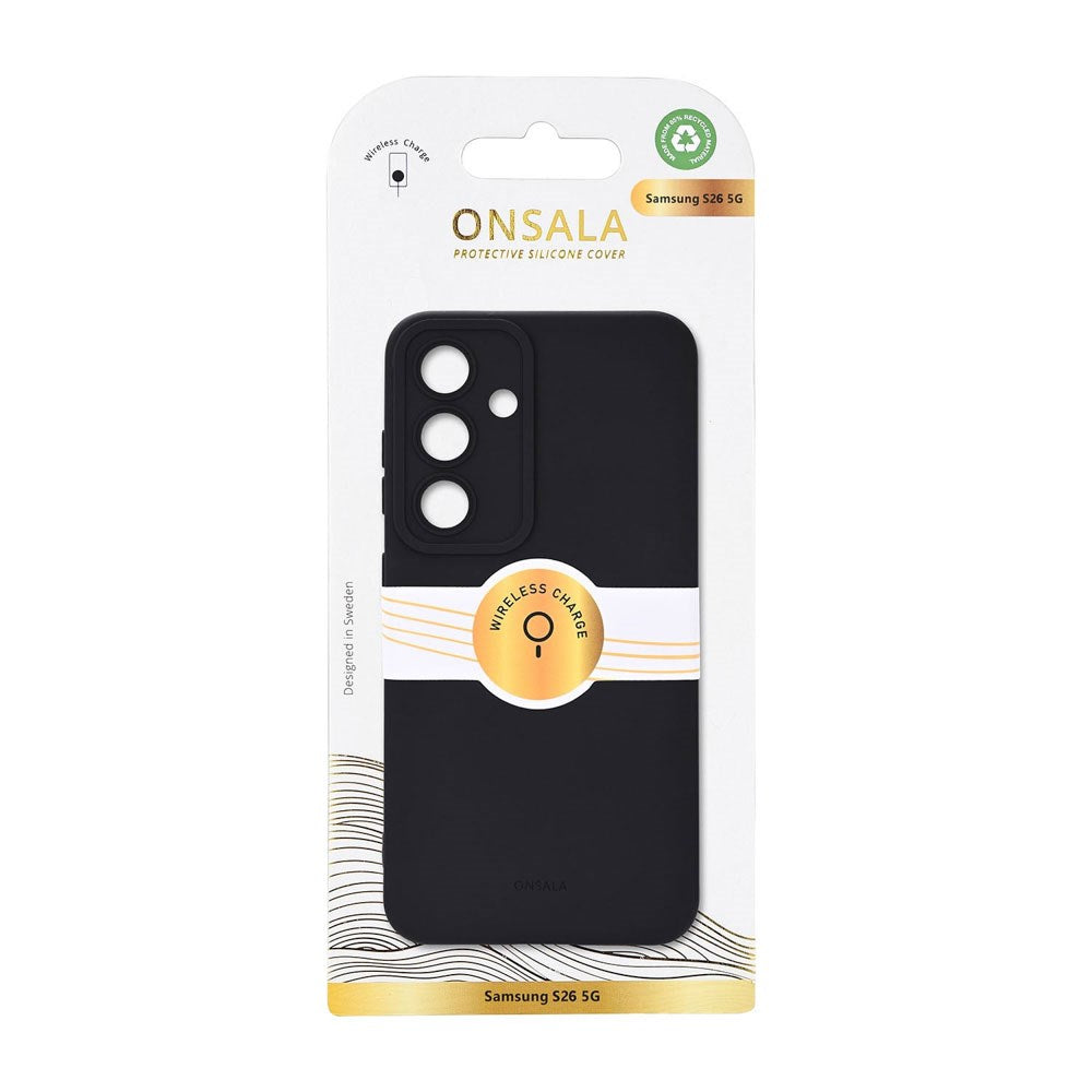 Samsung Galaxy S26 Onsala Silikon Skal - MagSafe Kompatibel - Black