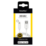 SMARTLINE USB-A TO Lightning Cable 2 m. - Vit