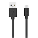 Smartline USB-A till Micro USB-kabel 1 m. - Svart