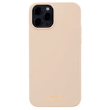 Holdit iPhone 12/12 Pro Soft Touch Skal Silikon - Beige