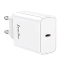 Smartline PD (Power Delivery) 30W Väggladdare med USB-C - Vit