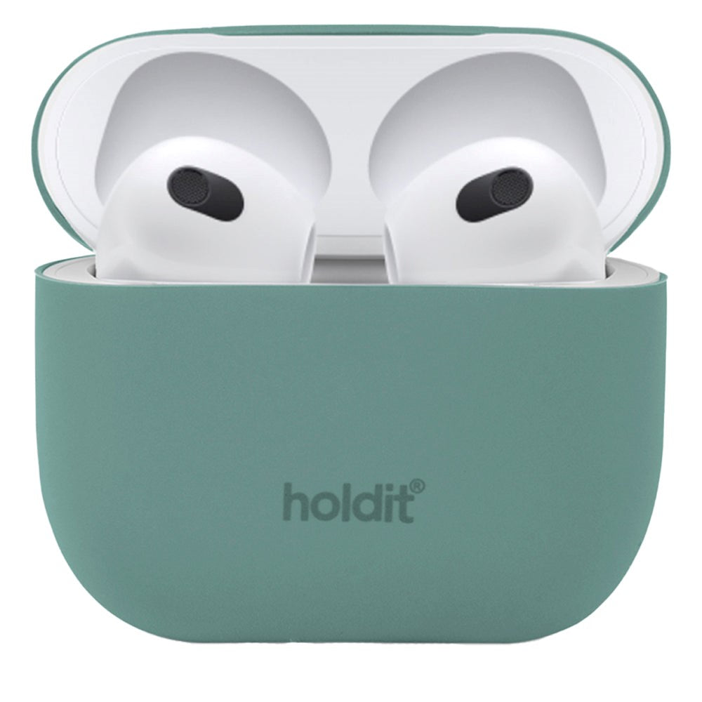 Holdit Nygård Silicone Case for AirPods (3.Gen) - Moss Green