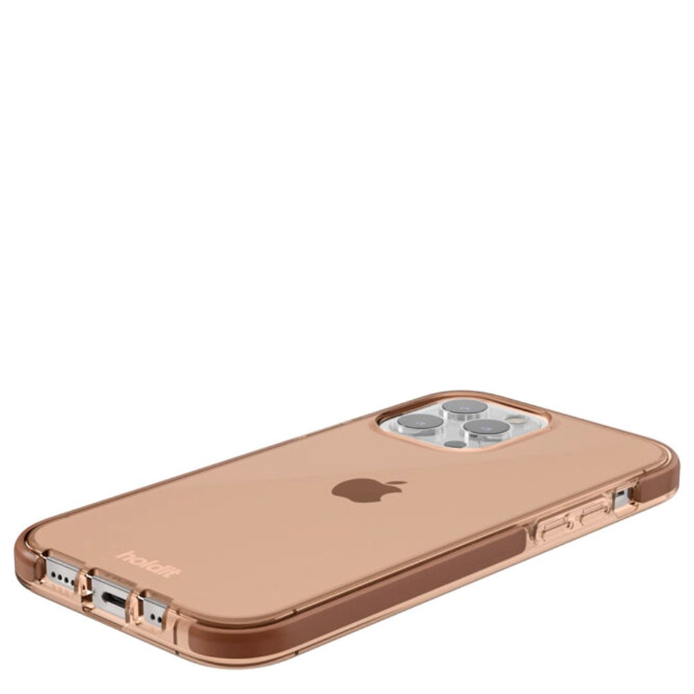 iPhone 13 Pro Max Holdit Seethru Skal - Dark Brown