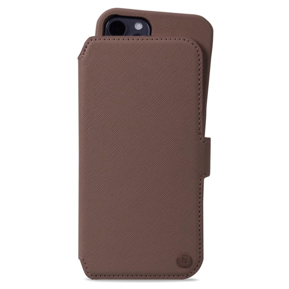 iPhone 12 / 12 Pro Holdit Wallet Plånboksfodral - Stockholm Dark Brown