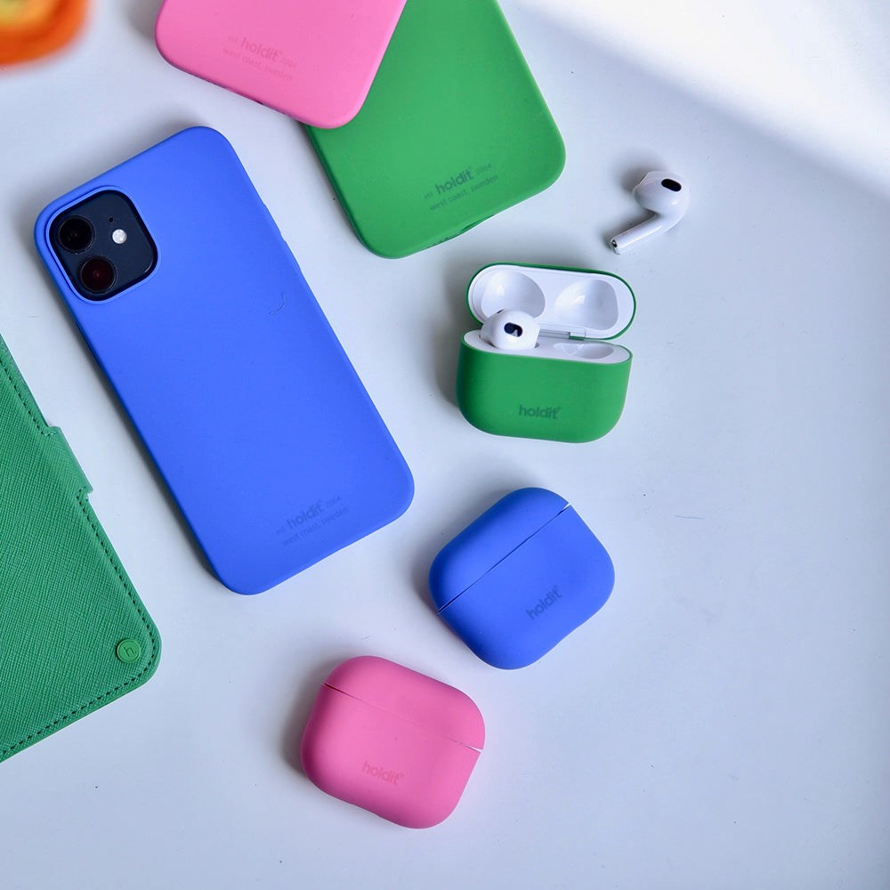 Holdit Nygård Silicone Case för Apple AirPods (1st och 2nd Gen.) - Bright Pink