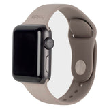 Apple Watch (42/44/SE/45/46/49mm) Holdit Rem Silikon - Taupe