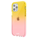 Holdit iPhone 13 Pro Seethru Skal - Gradient Bright Pink/Orange Juice