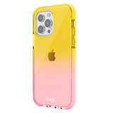 Holdit iPhone 14 Pro Seethru Skal - Gradient Bright Pink/Orange Juice