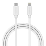 Smartline (3A/15W) USB-C till Lightning Cable 3 m. - Vit