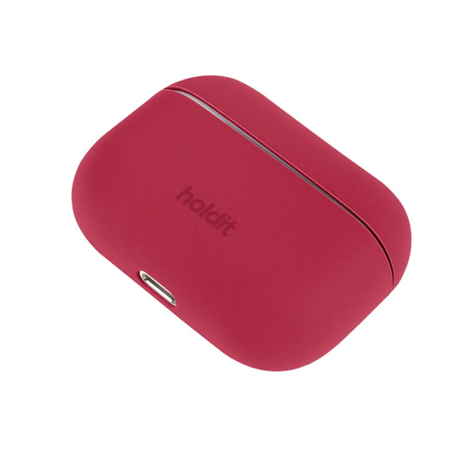 Holdit AirPods Pro 2 / Pro Silicone Skal - Red Velvet