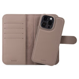 Holdit iPhone 15 Pro Wallet Case Magnet Plus - Plånboksfodral - Mocha Brown