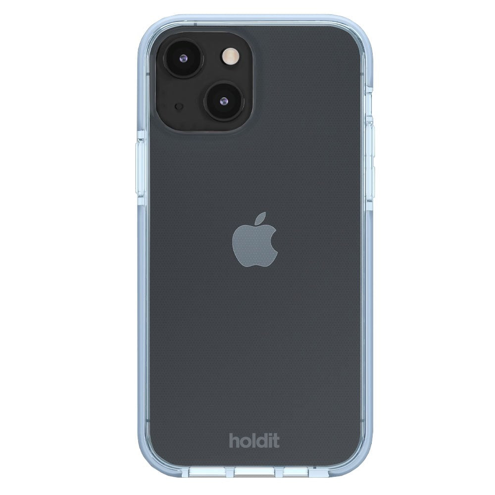 Holdit iPhone 14 / 13 Seethru Skal - Mineral Blue