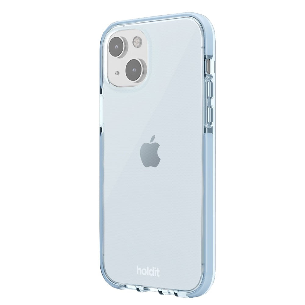 Holdit iPhone 14 / 13 Seethru Skal - Mineral Blue