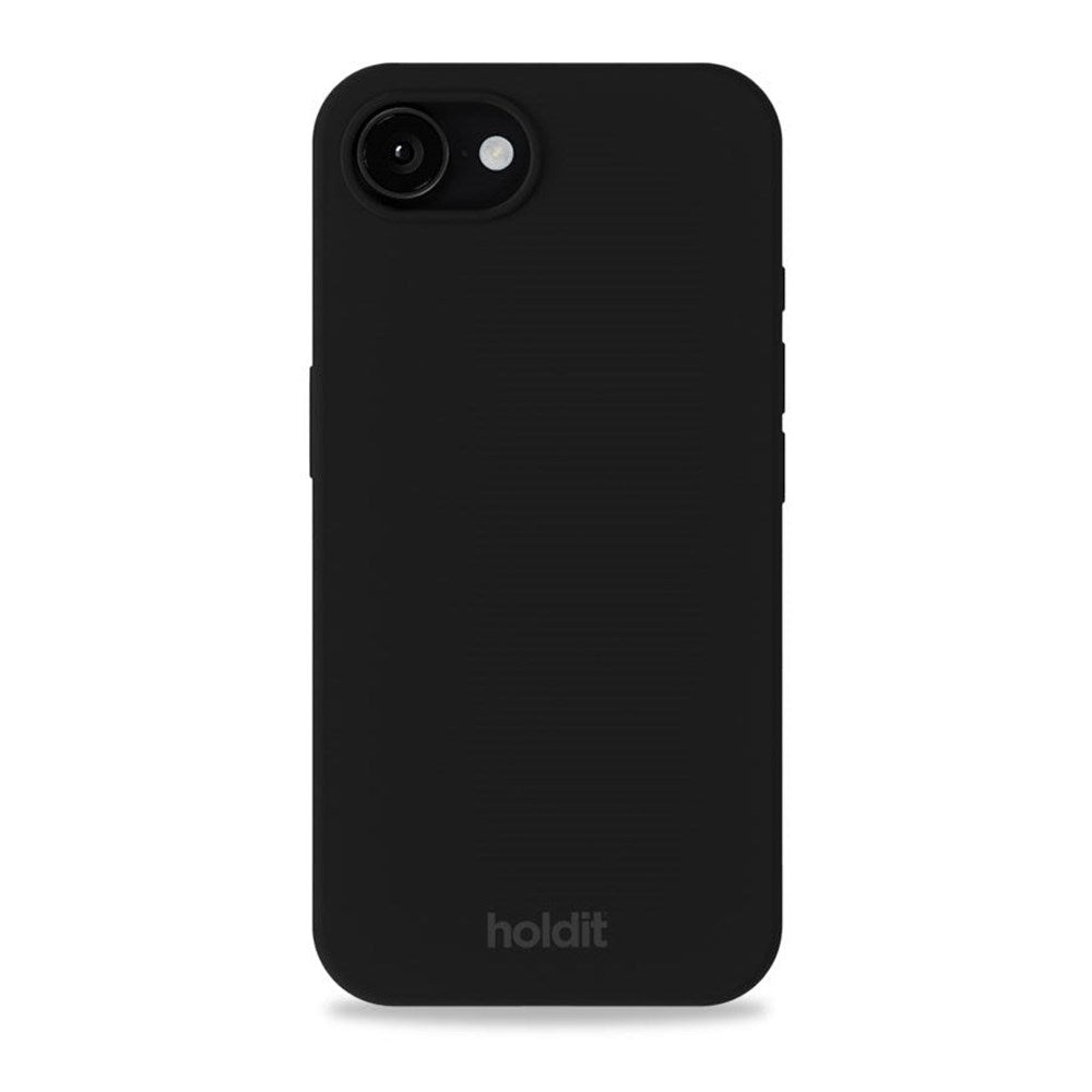 Holdit iPhone 16e Soft Touch Silikon Skal - Black