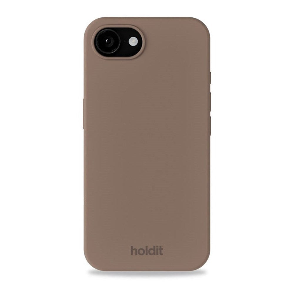 Holdit iPhone 16e Soft Touch Silikon Skal - Mocha Brown