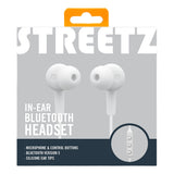 Streetz Trådlöst Bluetooth In-Ear Headset - Vit