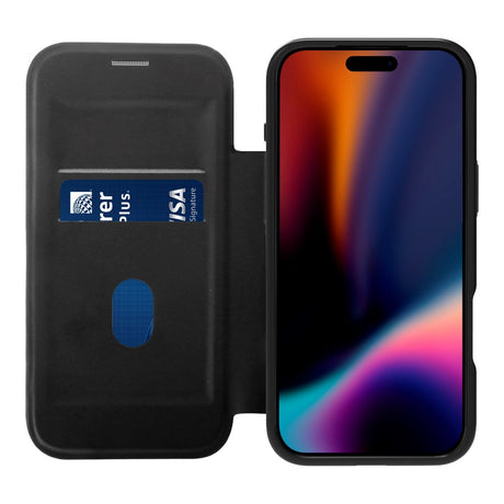 X2O iPhone 17 Pro Max Mag Wallet Fodral med Korthållare - Svart