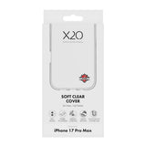 X2O iPhone 17 Pro Max Super Slim Skal - Genomskinligt