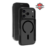 X2O iPhone 17 Pro Mag Wallet Fodral med Korthållare - Svart