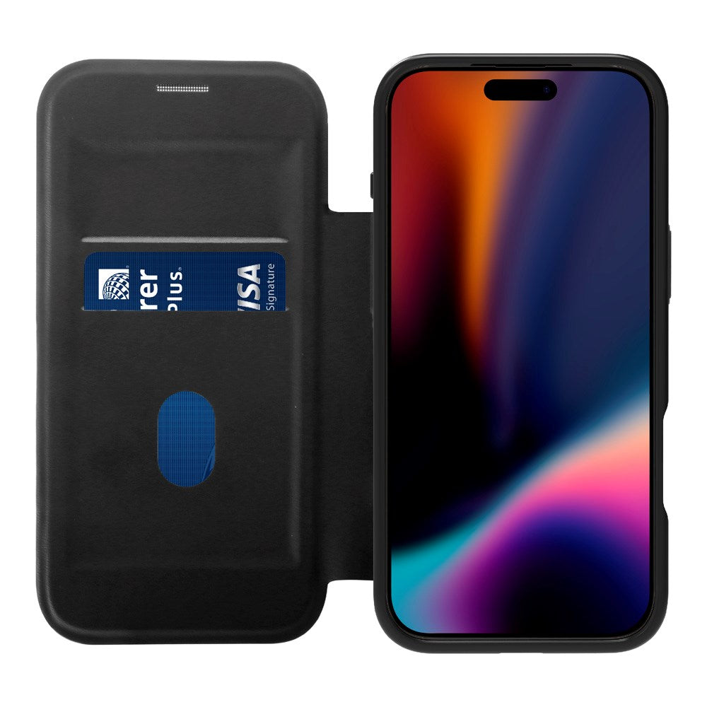 X2O iPhone 17 Pro Mag Wallet Fodral med Korthållare - Svart
