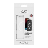 X2O iPhone Air Mag Clear Skal - MagSafe Kompatibel - Genomskinlig