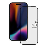 X2O iPhone 17 9H Skärmskydd i Härdat Glas - inkl. Monteringsram - Genomskinlig / Svart Kant