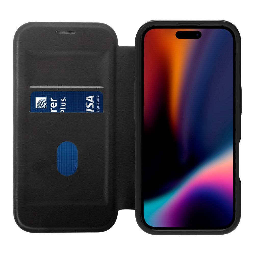 X2O iPhone 17 Mag Wallet Fodral med Korthållare - Svart